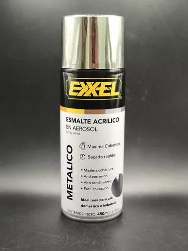 Pintura Aerosol Plata 450ml Exxel205000010021