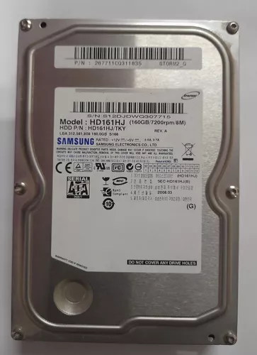 Disco Hdd Samsung Hd161hj Sata