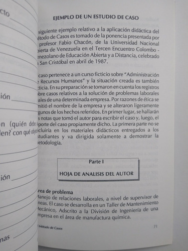 Imagen 6 de 7 de El Método De Casos : Enfoque Pedagógico / Darío Abad Arango