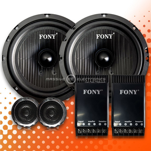 Set De Medios Para Carro 6.5 Plg 650w Max / 150w Rms