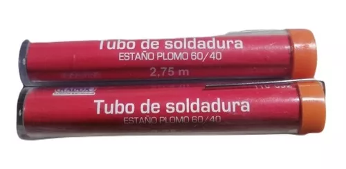 SOLDADURA DE ESTAÑO EN TUBO 60/40