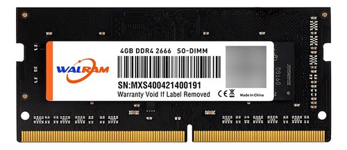 Memoria Ram Ddr4 4gb 2666mhz Walram Para Laptop
