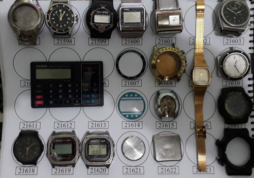 Lote 78 Sucatas Casio E Outros- Máquina Do Tempo