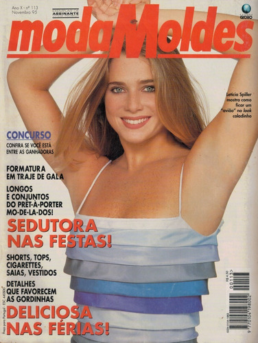 Revista Moda Moldes:  Leticia Spiller / Modelos De Festa !!