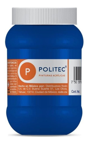 Pintura Acrilica Politec 1 Lt Acrilico Colores A Escoger