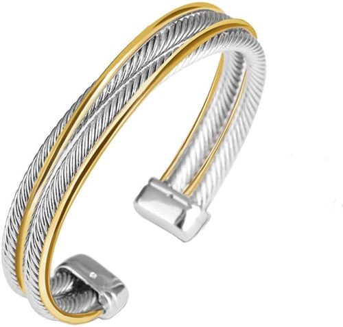 Pulsera Cable De Alambre Trenzado De Cobre De Una Sola Línea