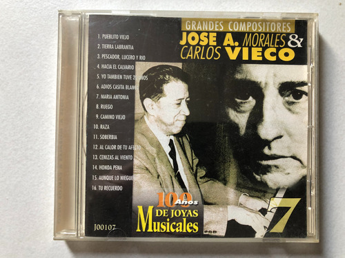 Cd Jose A Morales Y Carlos Vieco - Grandes Compositores