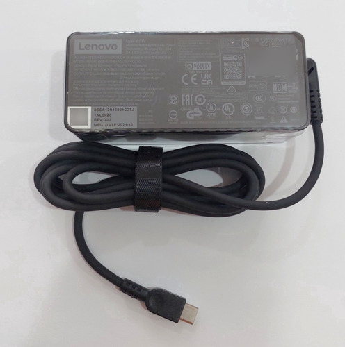 Fonte Adaptador Notebook Lenovo Usb-c Tipo C Fast Charge 65w