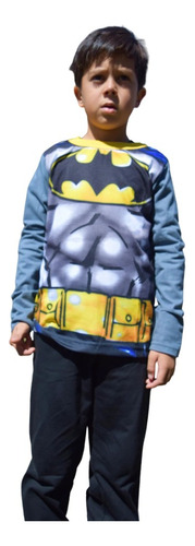 Pijama Batman Dc Gotica Liga De La Justicia Infantil Nene