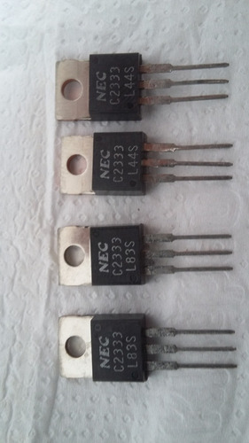 4pçs Transistor 2sc2333 Nec Original T0-220ab