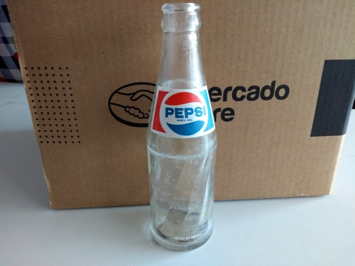 Antigua Mini Botella Pepsi Cola Vintage De Colección Origina
