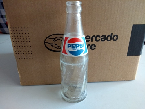 Antigua Mini Botella Pepsi Cola Vintage De Colección Origina (Usado)