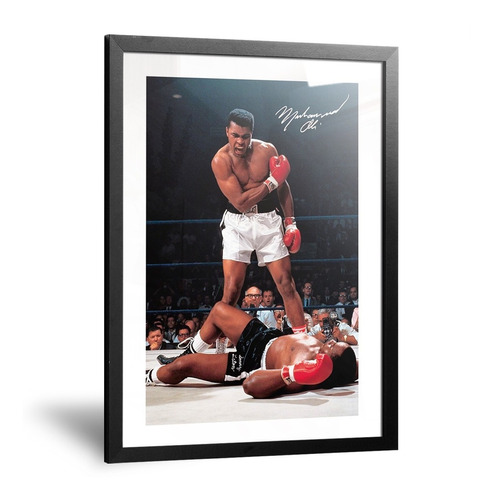 Cuadros Muhammad Ali Boxeador Boxeo Contra Joe Frazier 20x30