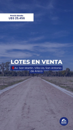 Venta Lotes De 800 Y 1000m2, Villa Lia, Partido De San Antonio De Areco