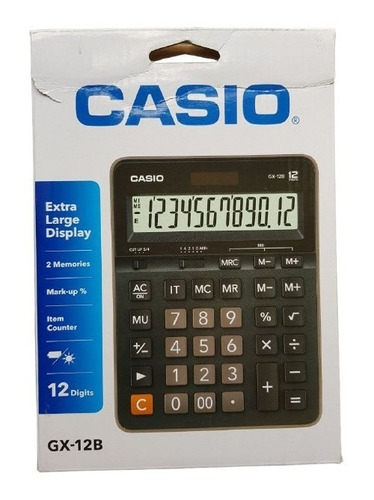 Calculadora Casio Escritorio Gx-12b
