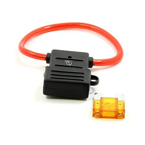 Portafusibles Línea Maxi De 10 Awg (a Prueba De Clima/...