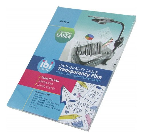 Papel Film Transparente Sticker 150 Gramos X 100 Hojas A3