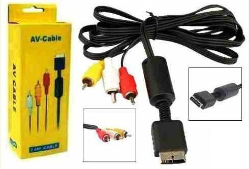 Cable Av Rca Ps1 Ps2 Ps3 Audio Y Video Nuevos