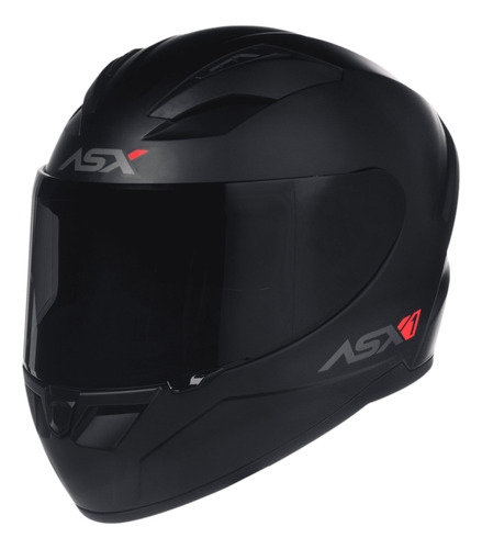 Capacete Asx City Solid Preto Fosco/grafite