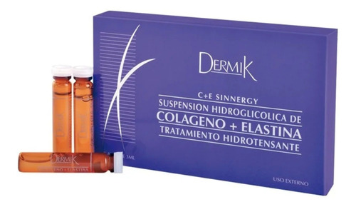 Ampollas Colágeno+elastina Sinnergy Dermik 