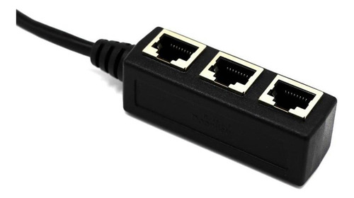 L Cable Conector Conector Rj45 1 A 3 Ethernet Lan Splitter