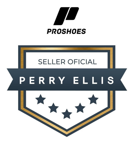 Zapato Perry Ellis - 5558 - Azul Mezclilla