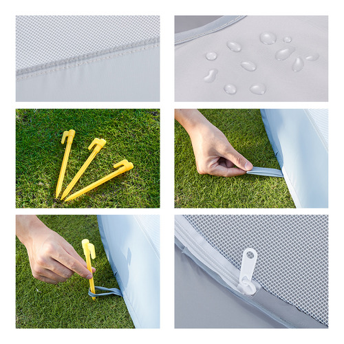Nova Corralito Portátil Plegable For Mascotas Con Puerta