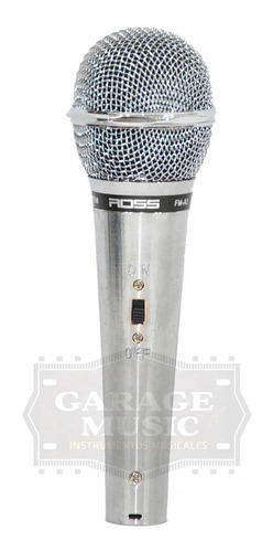Microfono Karaoke Ross Fm A3 Original Dinamico Vocal Cable