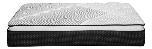 Colchon Matrimonial Spring Air Alaska + 2 Pack Negro
