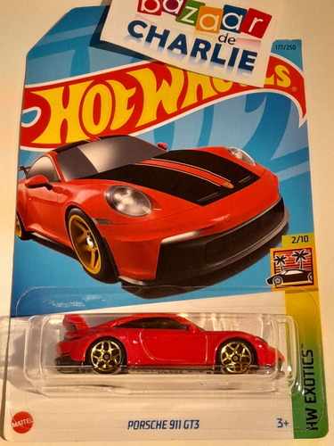 Hot Wheels | 2023 | Porsche 911 Gt3 Rojo