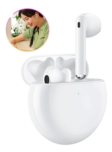 Imagen 1 de 6 de Audifonos Huawei Freebuds 4 Blanco Cancelación De Ruido