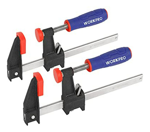 Pegamento Para Madera - Workpro 6-inch Steel Bar Clamps Set,