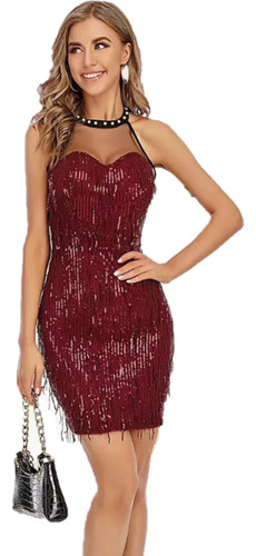 Vestido Fiesta Noche Coctel Import Mod Fuxi Qilaixing