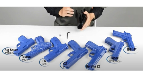 Imagen 5 de 10 de Funda Holster Per Fit Pistolera Universal