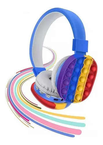 Auricular Infantil Por It Multicolor Inalámbrico Bluetooth