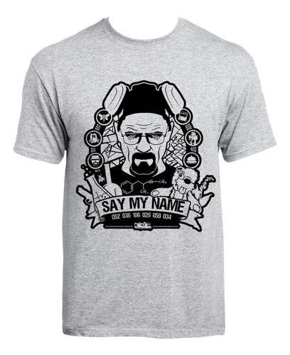 Remera Breaking Bad Say My Name Heisenberg Walter White