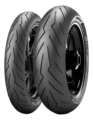 Par Pneu D.rosso 3 Moto 120/70-17 + 240/45-17 Pirelli