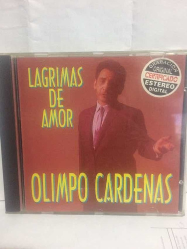 Olimpo Cardenas Lágrimas De Amor Cd Raro Dimsa Orfeón 