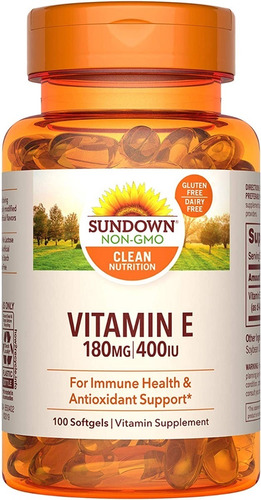 Sundown Naturals Vitamina E 400 - Unidad a $882