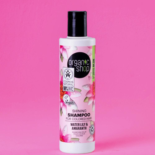Shampoo Vegano Amaranto E Lírios D'água Organic Shop