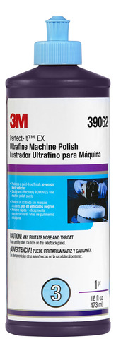 Pulidor A Máquina 3m Perfect-it Ex Ultrafine, 473 Ml (16 Onz
