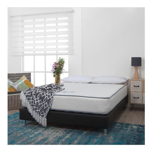 Imagen 5 de 5 de Colchón Kline Resortado Doble Esencial Blue 140 X 190 Cm Col