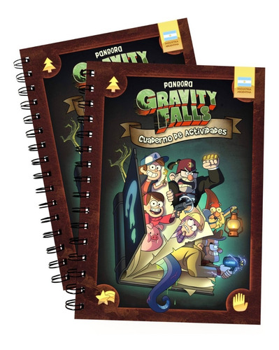 Cuaderno Gravity Falls Para Jugar Y Colorear Infantil