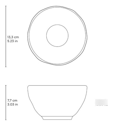 Conjunto 4 Bowls + 4 Canecas Bio Latte Porto Brasil