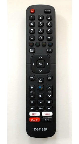 Control Remoto Compatible Con Tsmart Tv Hisense Alternativo