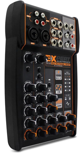 Consola Mixer Ecualizador Expert 8 Canales Para Auto 12v Mx2