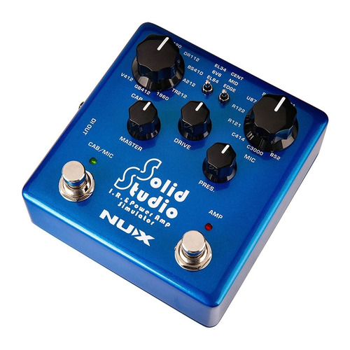 Pedal de efecto NUX Solid Studio NSS-5 azul