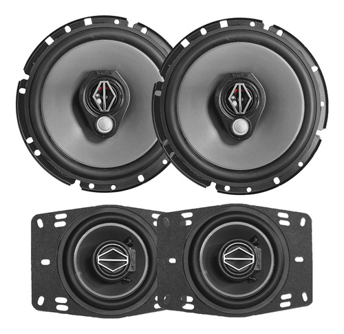 Parlantes Bomber Bbr 6 Pulgadas Bbr Coaxial 4 Pulgadas Top