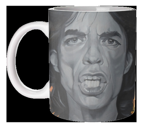 Taza De Ceramica Mick Jagger