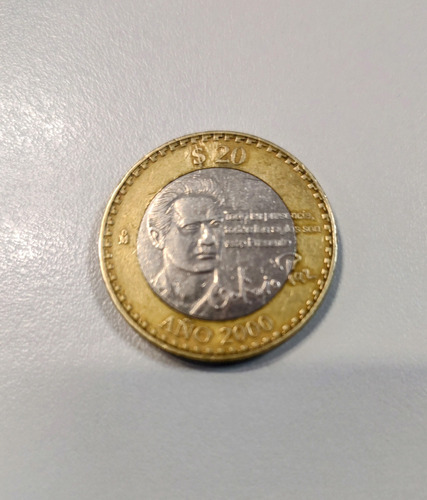 Moneda Conmemorativa De Octavio Paz Del Año 2000